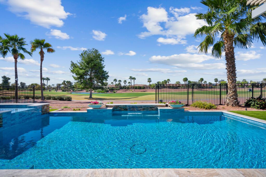 pool with Eclipse pool drain