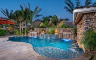 Presidential Pool with Vivid LED Pool Lights