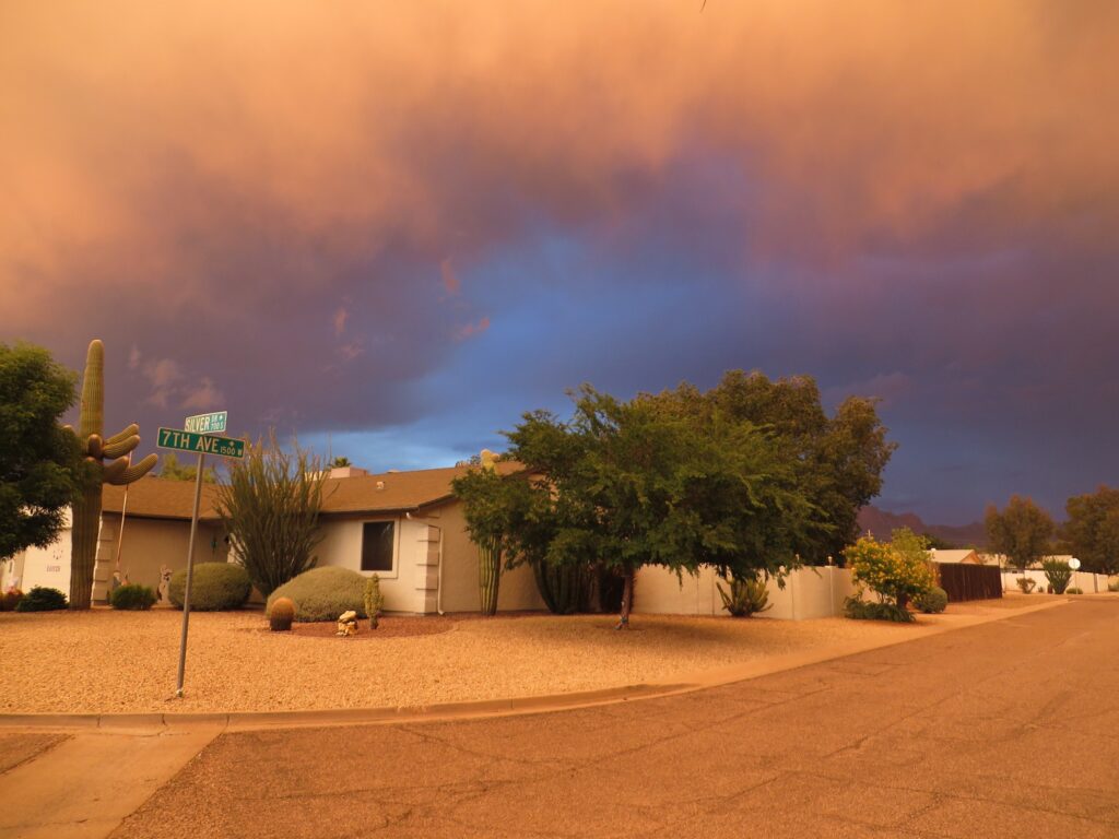 Summer Haboob Dust Storm in Arizona